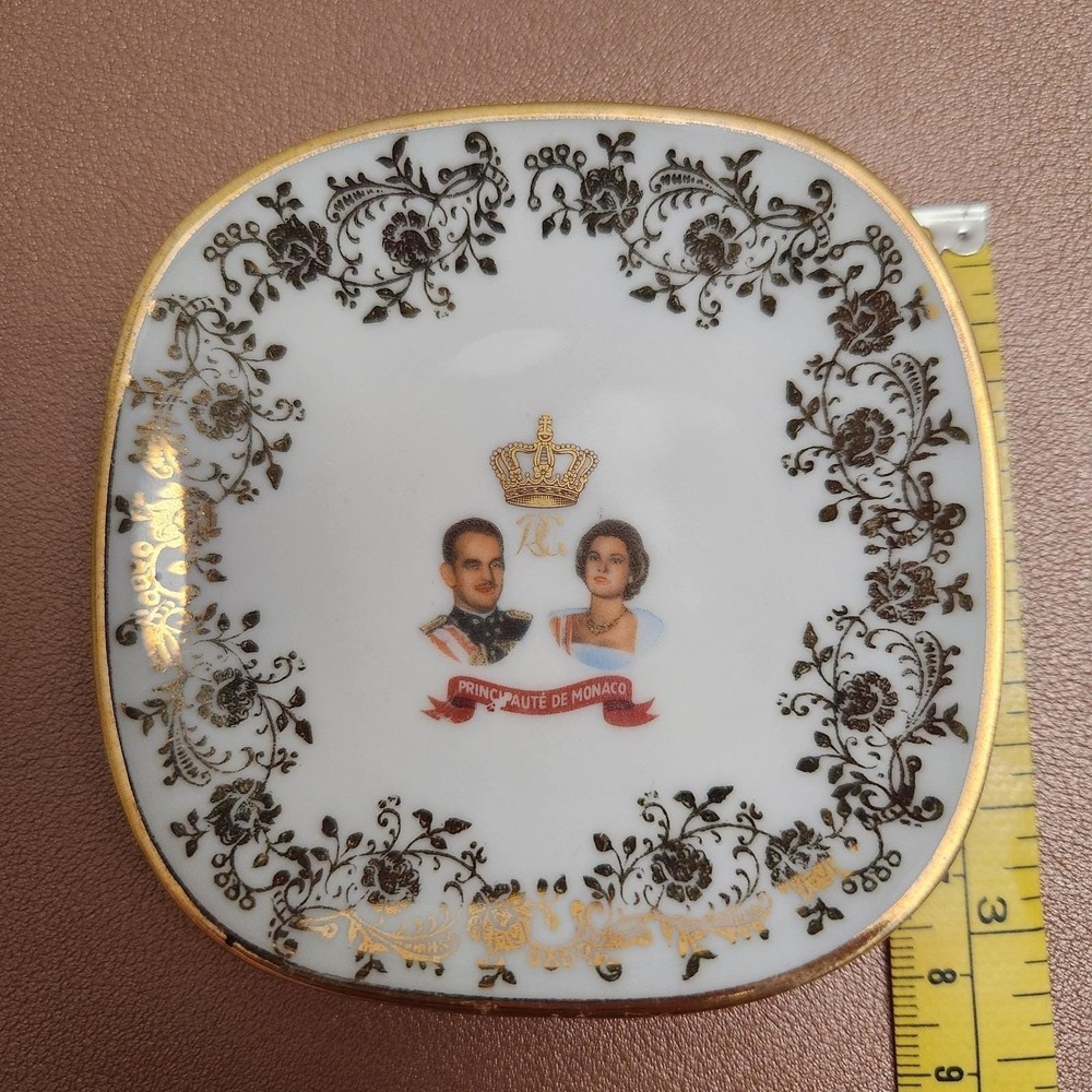 Royal Memorabilia Limoges Princess Grace Prince Rainier Principaute de Monaco 3"